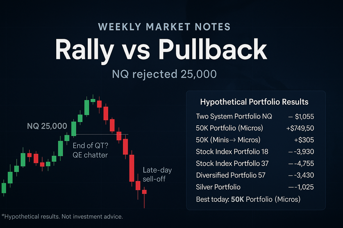 Trading System Signals on 10-14-2025