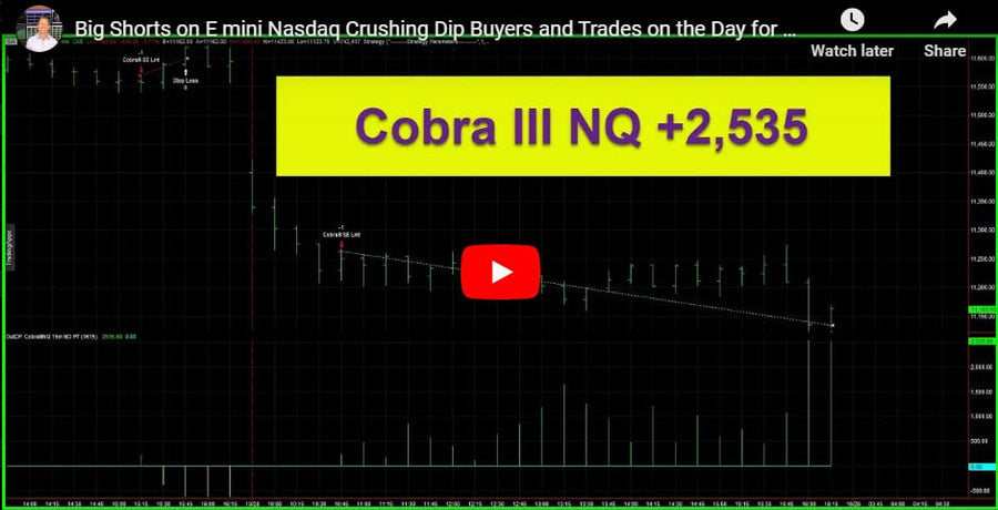 Daily Trading System Results 10-28-2020 Big Shorts on E-mini Nasdaq