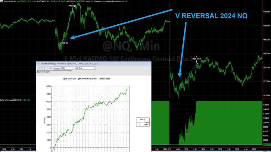 NEW STRATEGY - V Reversal 2024 NQ