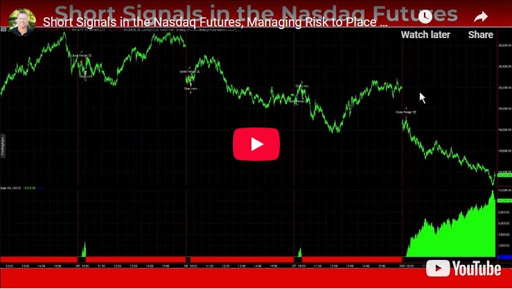 Open Range E-mini Nasdaq and Stock Index Portfolio 10 Short Signals