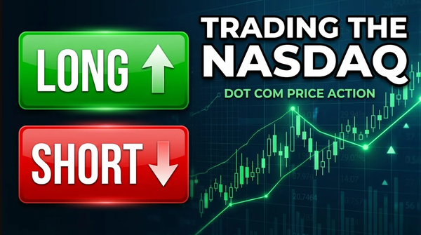 Trading Dot Com Price Action Long and Short and Nasdaq 50,000