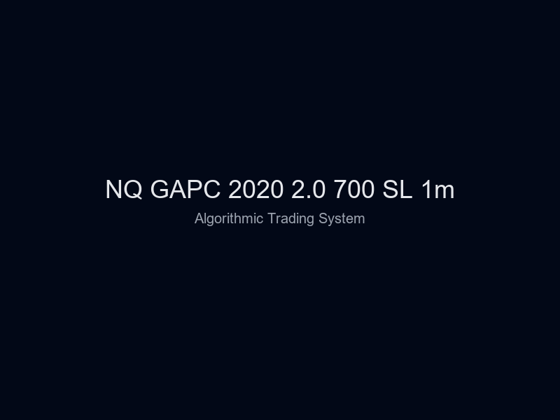 NQ GAPC 2020 2.0 700 SL 1m
