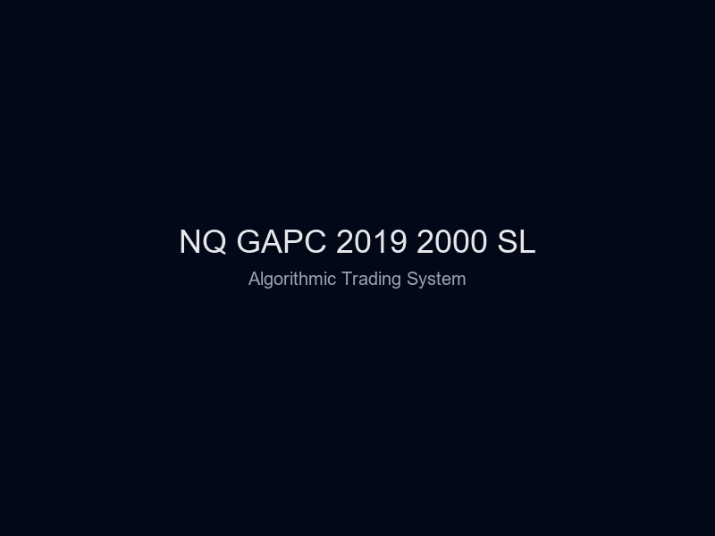 NQ GAPC 2019 2000 SL