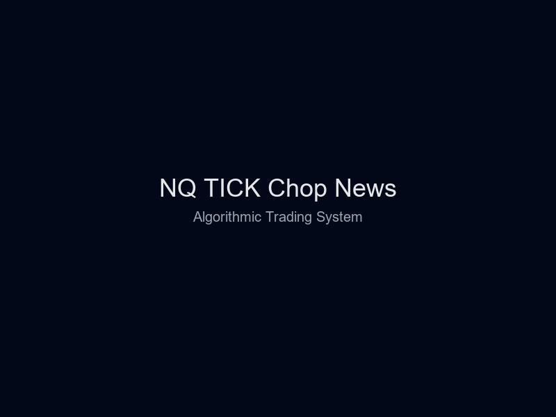 NQ TICK Chop News