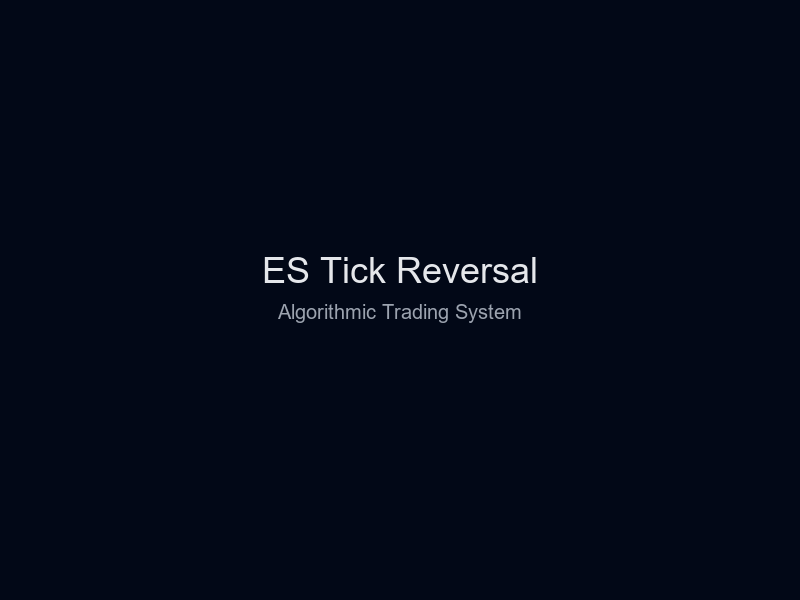 ES Tick Reversal