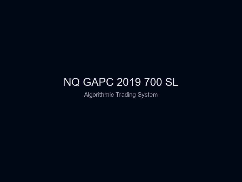 NQ GAPC 2019 700 SL