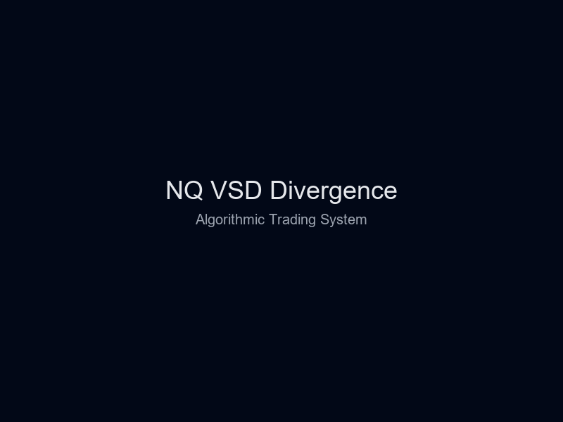 NQ VSD Divergence