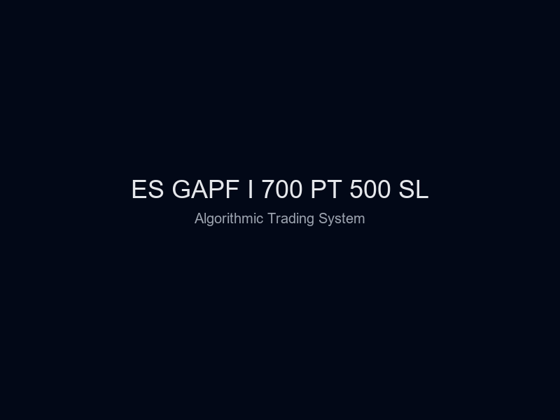 ES GAPF I 700 PT 500 SL