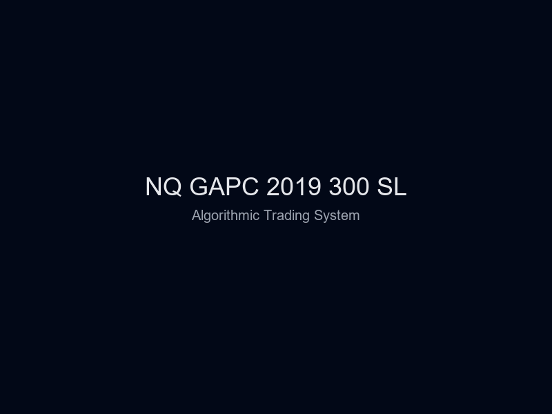 NQ GAPC 2019 300 SL