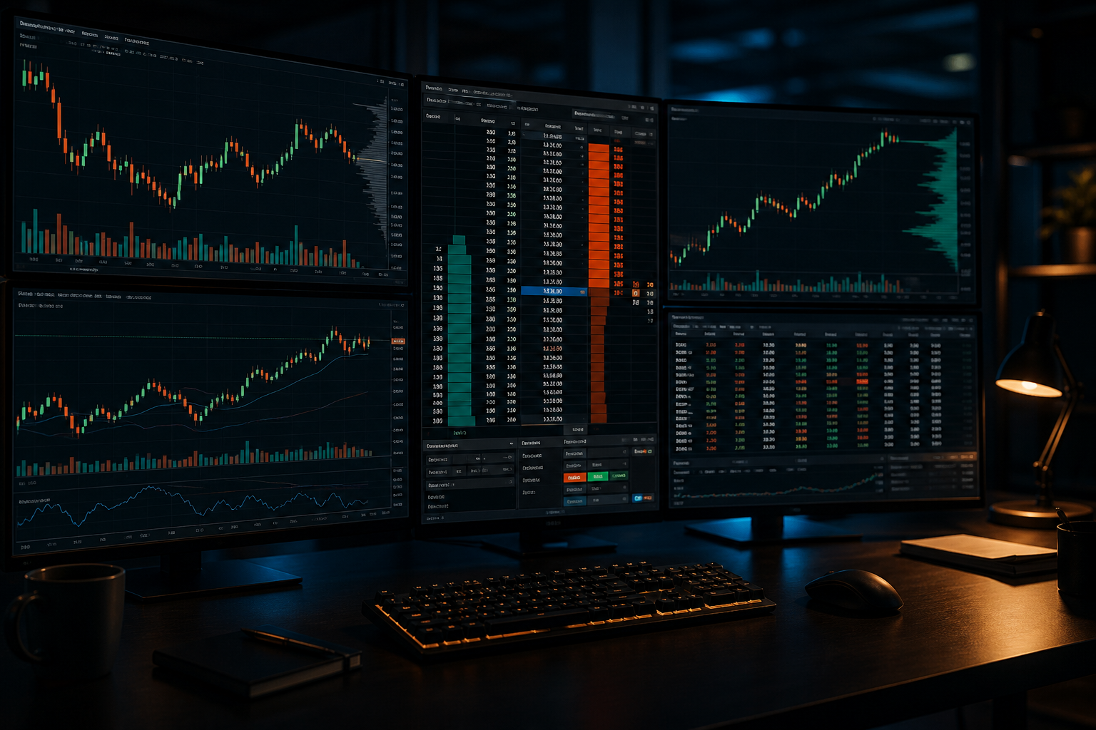 NinjaTrader 8 futures day trading screens
